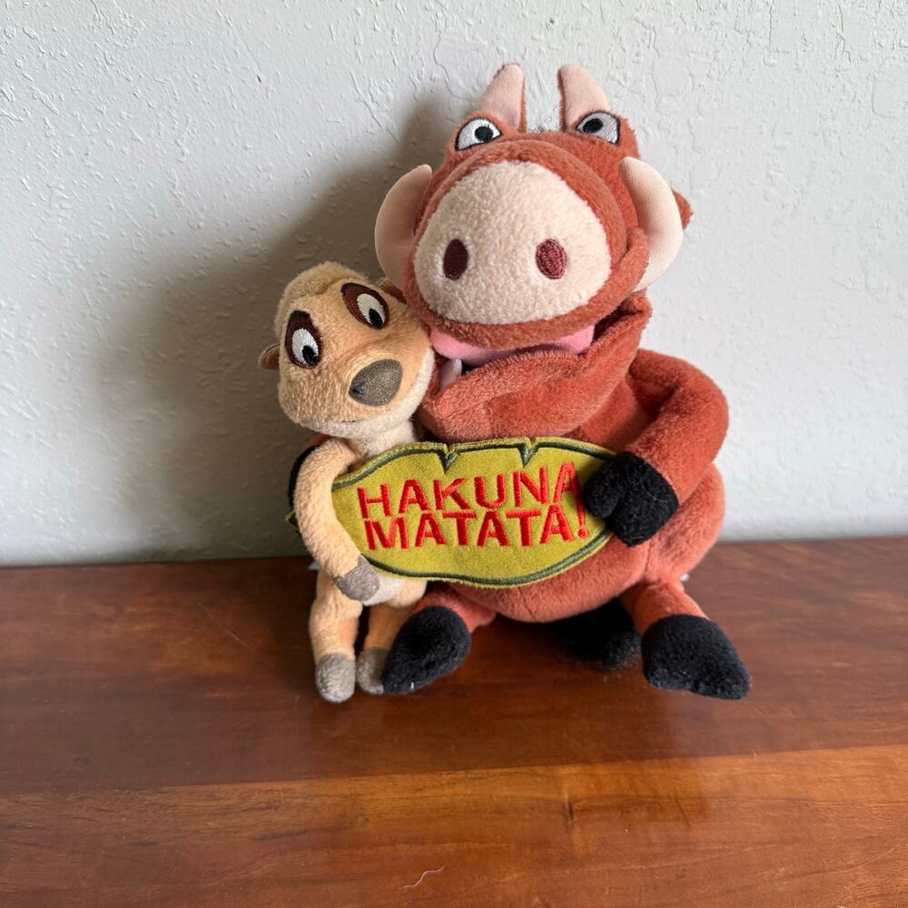 Kids Disneyland Walt Disney World The Lion King Hakuna Matata Stuffed Animal